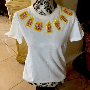 Sandro Women blouse. With gorgeous embellishment